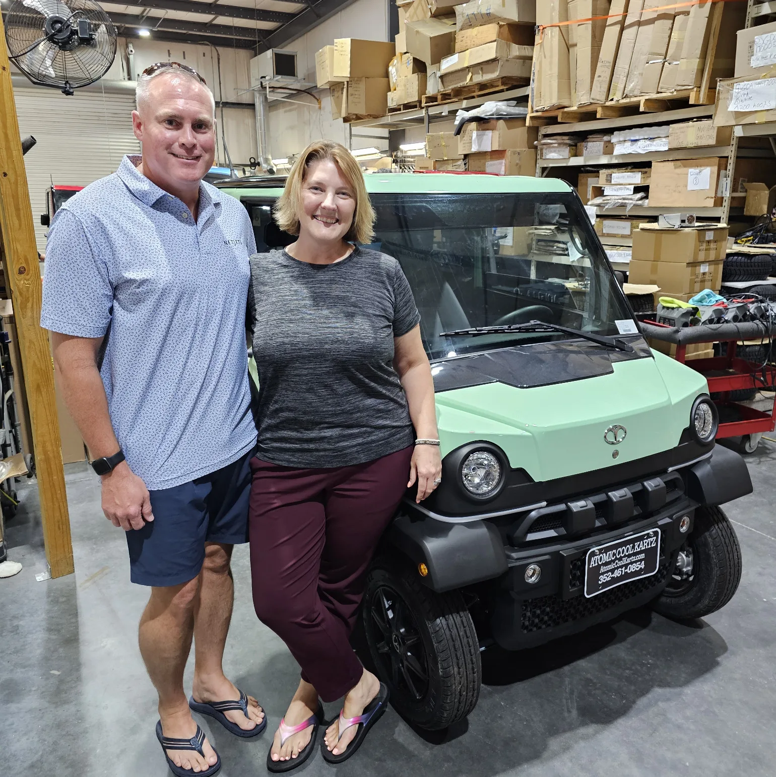 Happy Atomic Cool Kartz customer 4